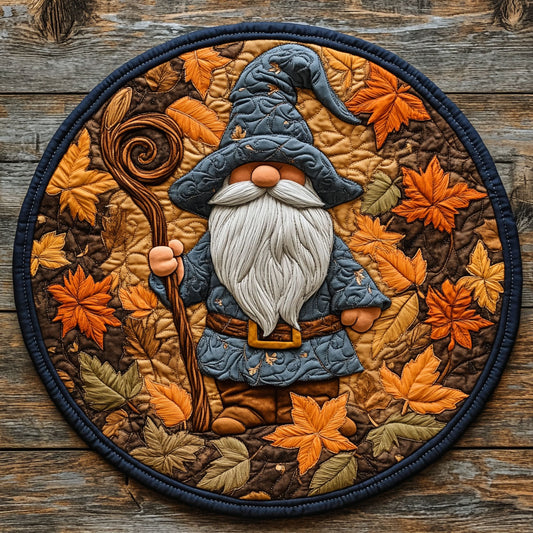 Golden Gnome Grove WN1507053CL Quilted Round Mat