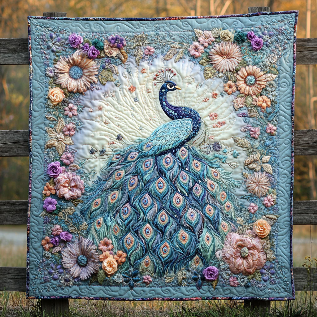 Floral Peacock WN2908025CL Quilt