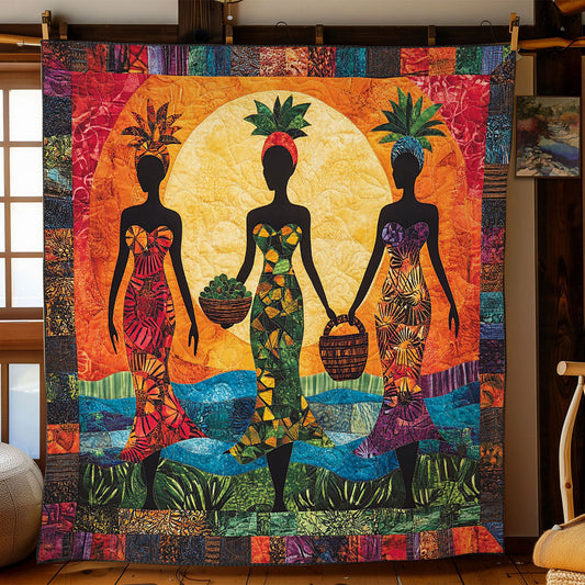 Desert Sun African Woman WN2111004CL Quilt