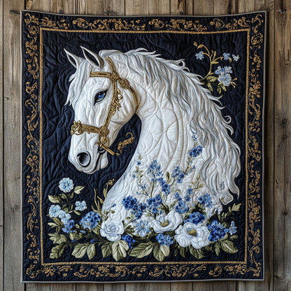 Horse Flower WX1905027CL Quilt