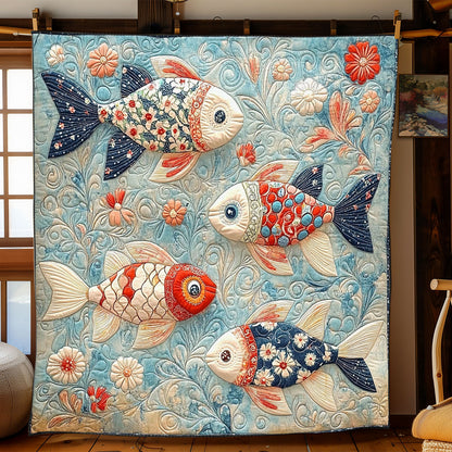 Fish Tale Bliss WJ0401005CL Quilt