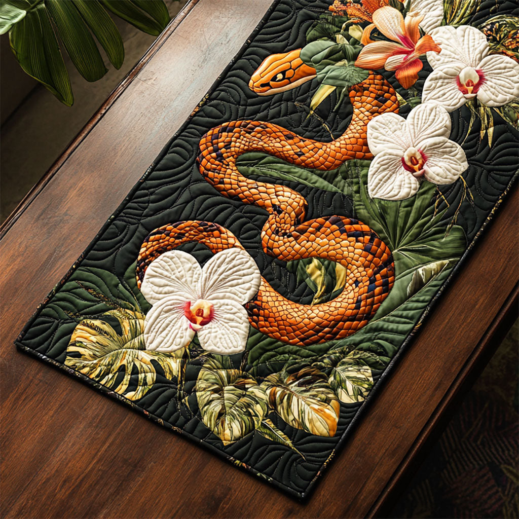 Fire Snake WY2504029CL Quilted Table Runner