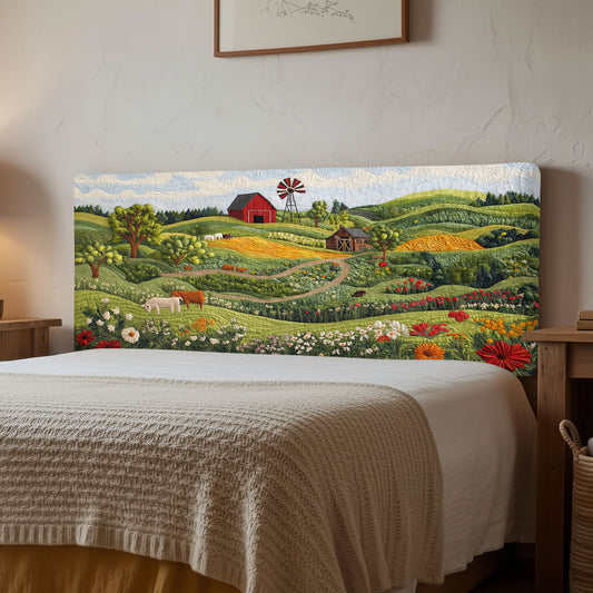 Red Barn CP1512030CL Quilted Headboard Slipcover
