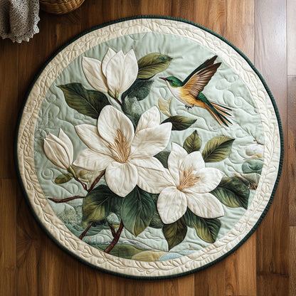 Magnolia Hummingbird WY2203077CL Quilted Round Mat