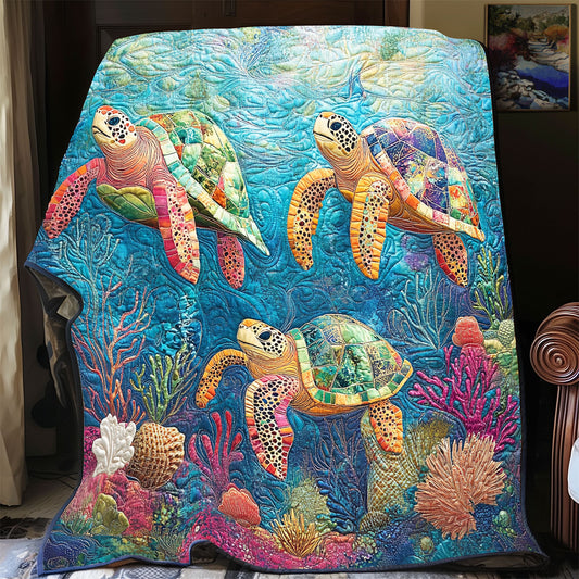 Colorful Ocean CQ1606007CL Quilt