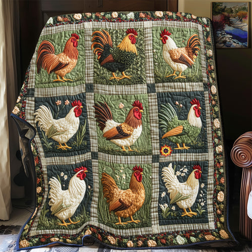 Chicken Lover YR2612037CL Quilt