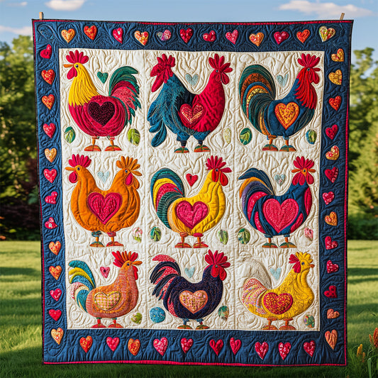 The Naughty Chickens CQ2905032CL Quilt