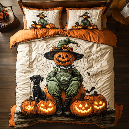 Pumpkin Patch Scarecrow WN0508024CL Duvet Cover Set