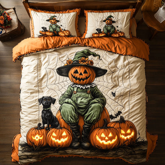 Pumpkin Patch Scarecrow WN0508024CL Duvet Cover Set