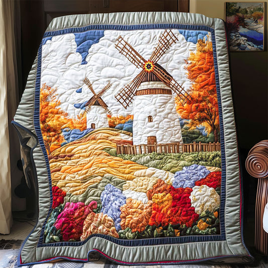 Village Windmill WP2412019CL Quilt