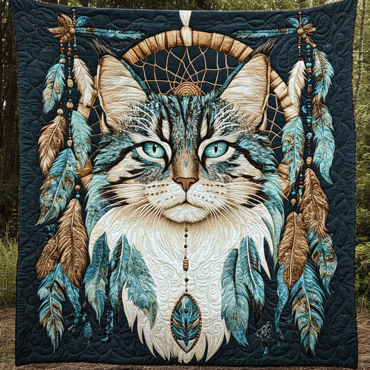 Dreamcatcher Cat WP1505059CL Quilt