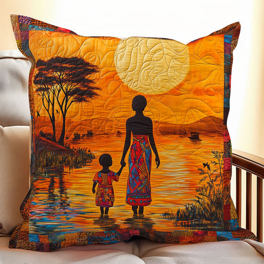 Sunset African WX0406116CL Quilt Pillow Case