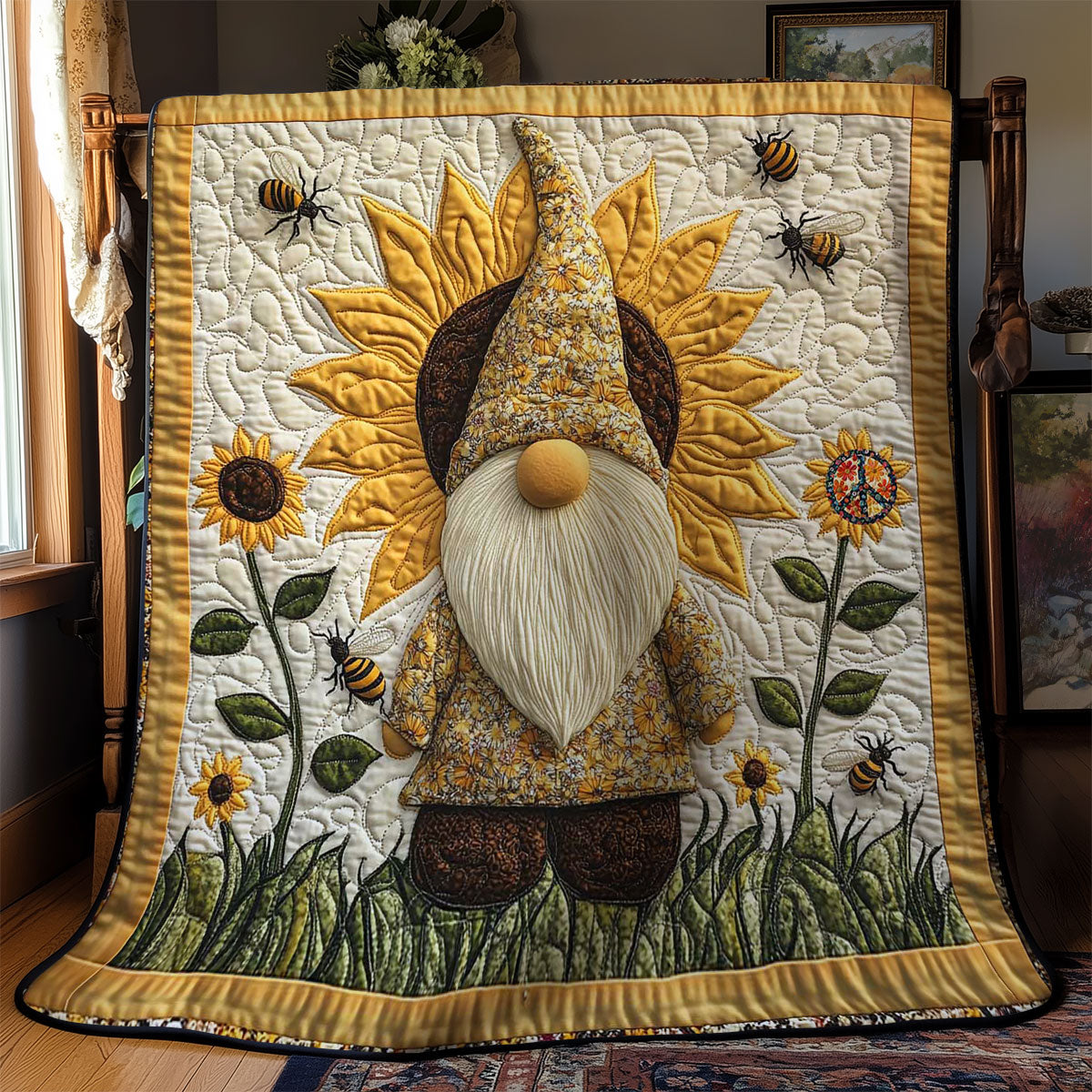 Sunny Gnome WN1411059CL Quilt