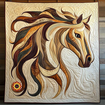 Brown Horse Spirit WP0412027CL Quilt