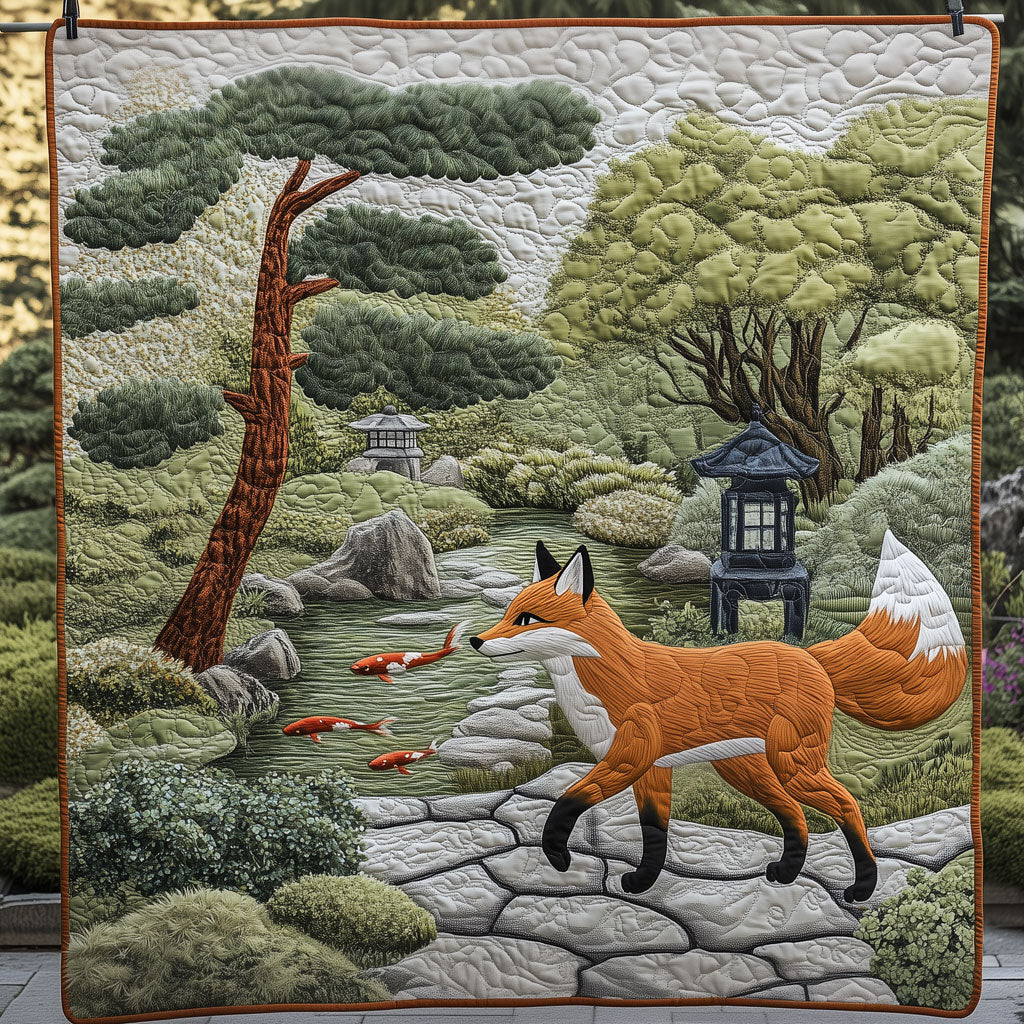 Fox In Japanese Tea Garden LT2109006CL Quilt