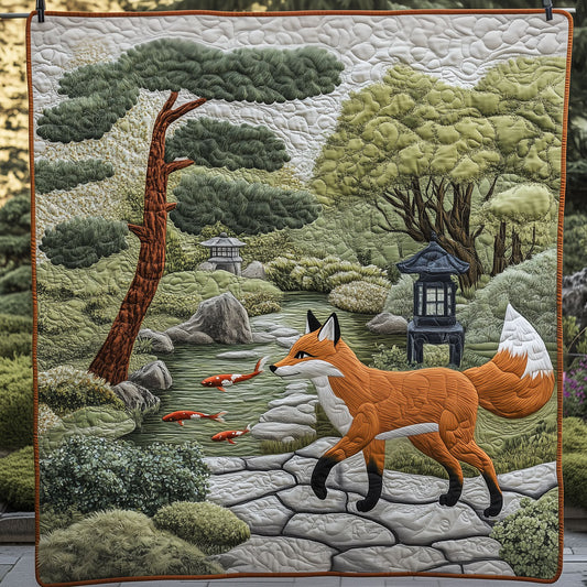 Fox In Japanese Tea Garden LT2109006CL Quilt