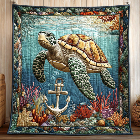 Beautiful Sea Turtle CQ2905024CL Quilt