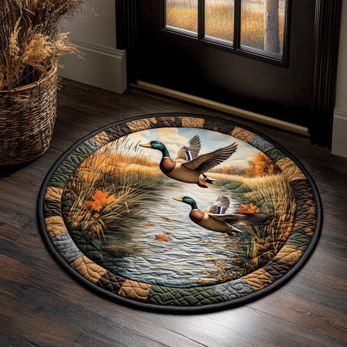Duckie Pond CM2605016CL Quilted Round Mat