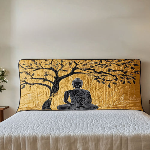 Sacred Buddha WN3012036CL Quilted Headboard Slipcover