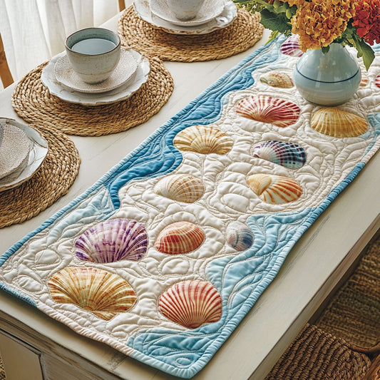 Breeze Beneath The Waves CP2605018CL Quilted Table Runner