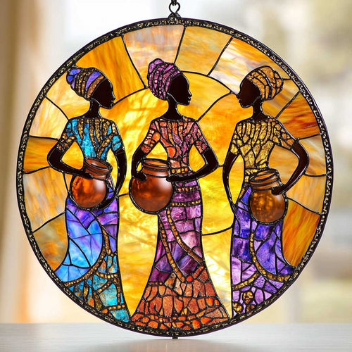 Bold African Women WN0505048CL Suncatcher