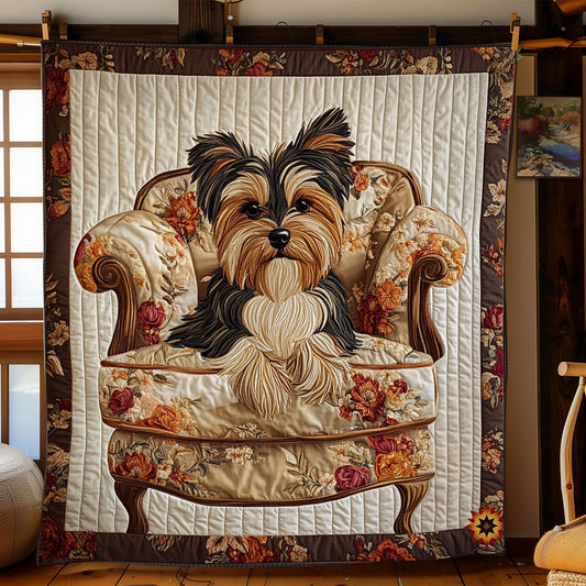 Shih Tzu In Sofa WY1812044CL Quilt