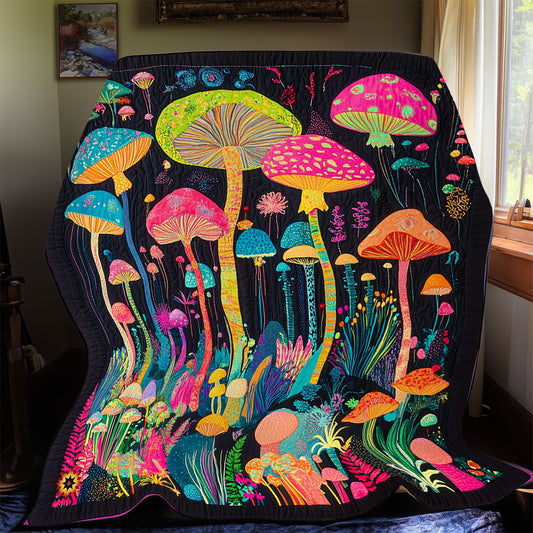 Colorful Mushroom Forest  WX2612014CL Quilt