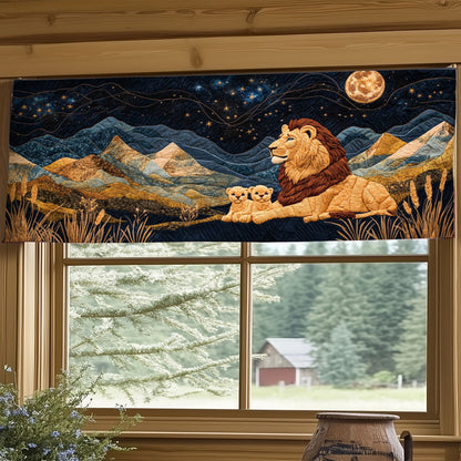 Majestic Lion WY2105058CL Quilted Valance