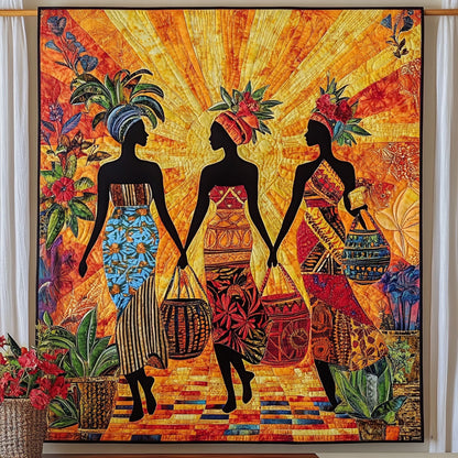 African Woman KL2011005CL Quilt