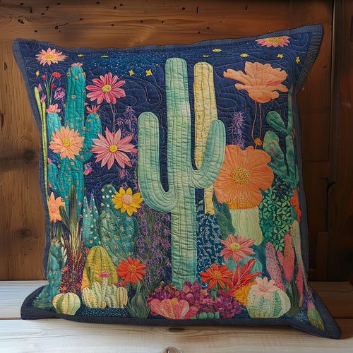 Night Of Cactus Desert WY1102131CL Quilt Pillow Case