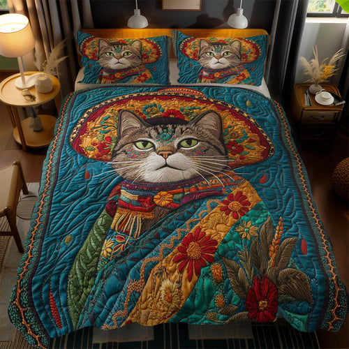 Sombrero Cat WN0302080CL Duvet Cover Set