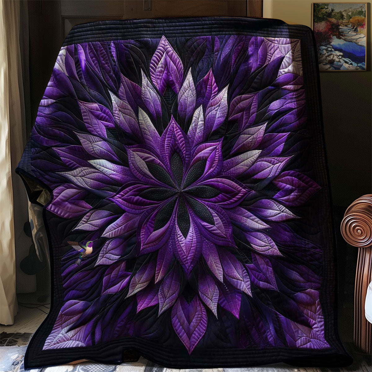 Mystic Purple Bloom WN1402059CL Quilt