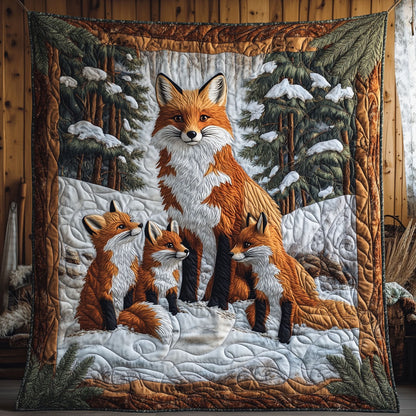 Fox Family CP3105014CL Quilt