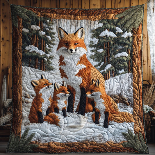 Fox Family CP3105014CL Quilt