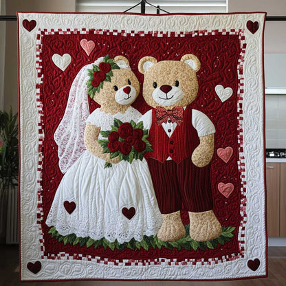 Teddy Bear's Happy Day WP1812026CL Quilt