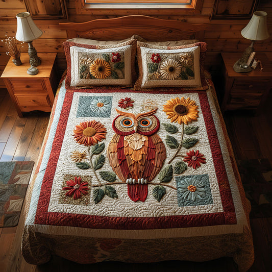 Enchanted Garden Owl CW2708015CL Duvet Cover Set