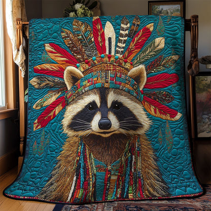 Tribal Raccoon WN2401002CL Quilt