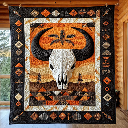 Bull Skull PC2006022CL Quilt