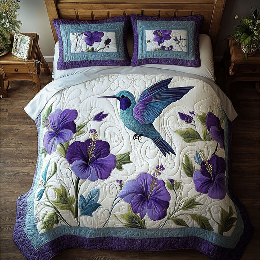 Hibicus And Hummingbird WY1302094CL Duvet Cover Set