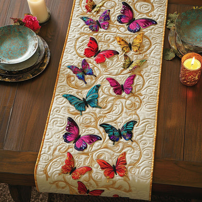 Butterfly CW2205412CL Quilted Table Runner