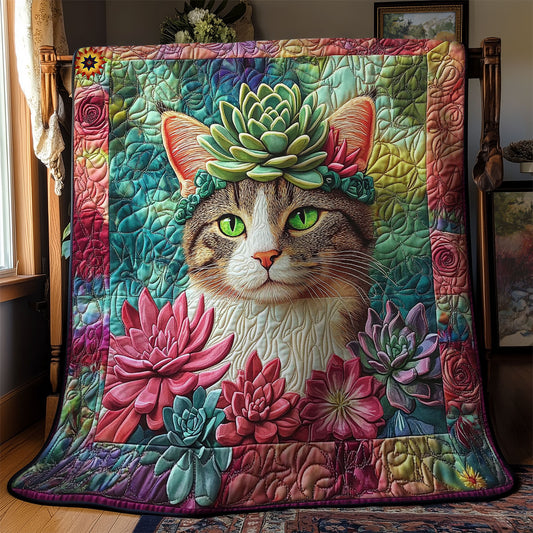 Echeveria Cat WY2012043CL Quilt