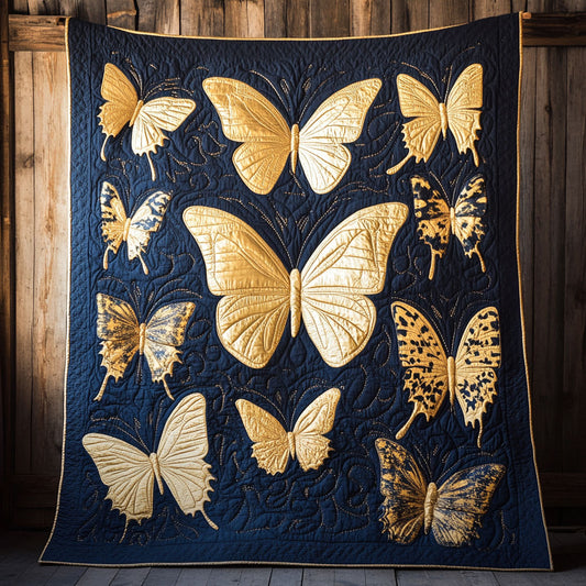 Golden Butterfly CW1905235CL Quilt