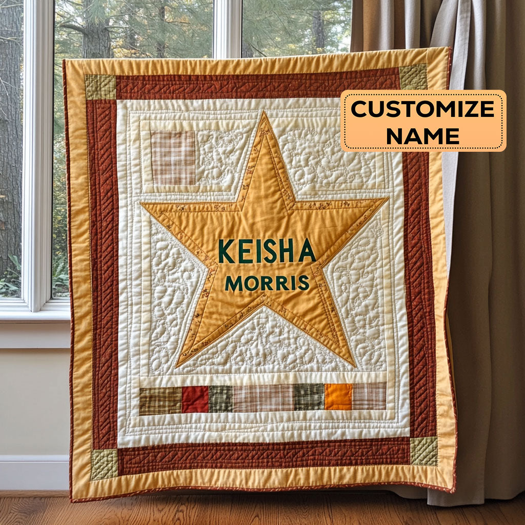 Little Luminary CP1807049CL Personalized Baby Quilt