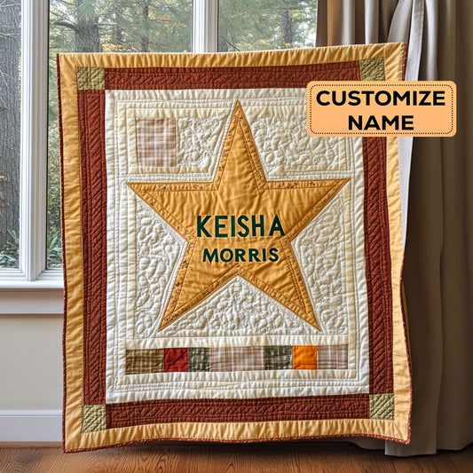 Little Luminary CP1807049CL Personalized Baby Quilt