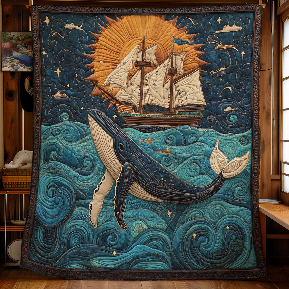 Ocean Whale Dream CW1707041CL Quilt