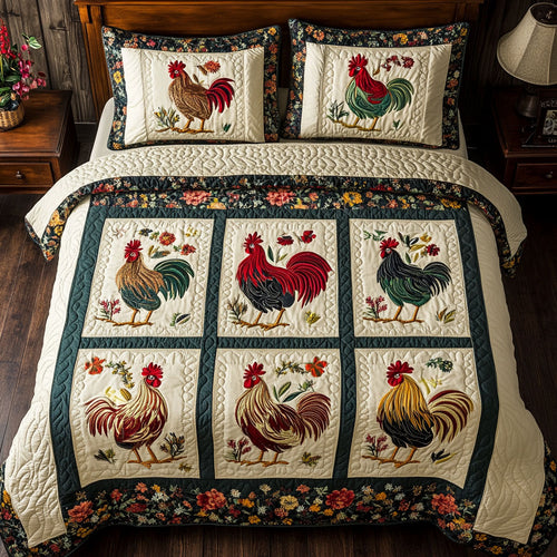 Rooster Lover WY2202068CL Duvet Cover Set