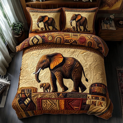 Mama Elephant Blessing WN0910046CL Duvet Cover Set