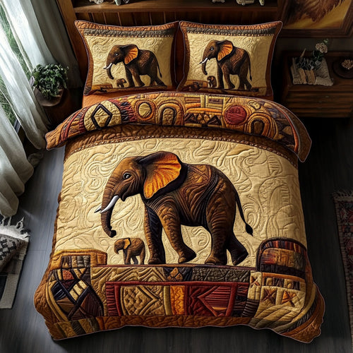 Mama Elephant Blessing WN0910046CL Duvet Cover Set