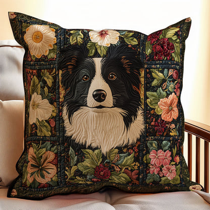 Adorable Border Collie WX1802112CL Quilt Pillow Case