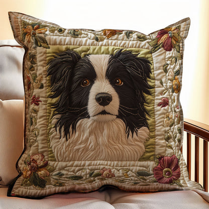 Adorable Border Collie WX1802113CL Quilt Pillow Case